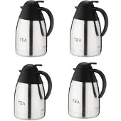 Gastronoble Thermoskanne Olympia 1,5L TEA | Edelstahl und Polypropylen | 4 Kannen