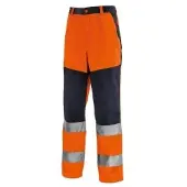 TeXXor Warnschutz Bundhose ROCHESTER, orange/marine 4355 , 1 Stück, Größe: 58