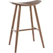 Miliboo Design Barhocker Walnuss H72 cm DEMORY