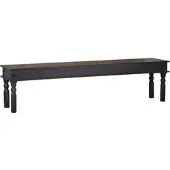 MiaMöbel Bank Colombo 160cm Massivholz Pinie
