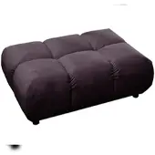 KAWOLA Polsterhocker VIVIEN Hockerbank Velvet purple