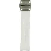 Certina - Silikon Ds First Lady Siliconband Weiss, Edelstahl Schliesse C603019210 - weiß