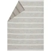 David Fussenegger Wohndecke Luca 'Struktur Streifen' 140 x 200 cm Rauch