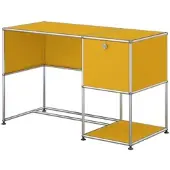 USM United Soft USM Schreibtisch mit Klapptür Goldgelb