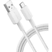 Anker 322 USB-A auf USB-C Kabel 180cm geflochten weiß
