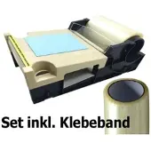 VEPATIM Adressenschutzgerät Labelschutzgerät T10 inkl. Klebeband 150mm x 66meter