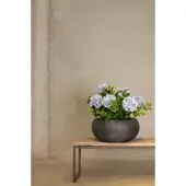 Fleur Ami Hortensie (Hydrangea) Kunstpflanze mit 3 Blüten 64 cm Bla
