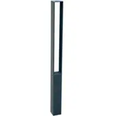 SCHAKE Absperrpfosten Typ 40731PB, ortsfest, 70x70mm, Oberteil Flachstahl