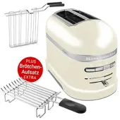 KitchenAid Artisan 2-Scheiben-Toaster 5KMT2204EAC mit Brötchen-Aufsatz 5KTBW