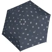 Doppler Regenschirm Fiber Flex Long AC Timeless Dots Blue
