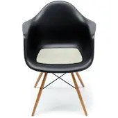 Hey Sign Sitzauflage Eames Plastic Armchair 37x35 cm marmor 06