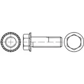 Industrial Quality Supplies Sechskantflanschschraube R 88933 Sperrz. VG M 12 x 45 90/100