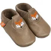 Orangenkinder Krabbel- und Hausschuhe Fuchs, beige, 22