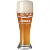 Luxentu Weizenglas Weißbierglas 0,5 Liter - Fußball & Schuhe