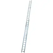 Krause Corda Seilzug-Leiter,Alu Anlegeleiter, Schiebeleiter, 2x16 Sprossen, Läng...
