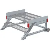 Euroline 514 Anstieg 45° 1000mm Stufenbreite 2 Stufen Stahl Gitterrost