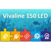 LEDaquaristik GmbH PRO2 LED Beleuchtung für EHEIM Vivaline 150LED Aquarium | Komplett-Set