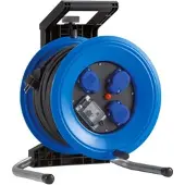 Hedi Kunststoff-Kabeltrommel Professional Plus Ø 320 mm, schwarz - K340NTFI