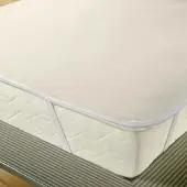 TRAUMSCHLAF Molton Matratzenauflage aus 100% Baumwolle kochfest 80x200 cm - beige
