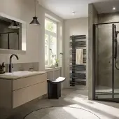 Hsk Wandverkleidung „RenoDeco“ 1500 × 2550 mm Struktur, Sandstein, Cashmere-Taupe