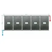 Oku Obermaier OKU Solarabsorber Pool-Solarheizung SET 10 - 5 Absorber