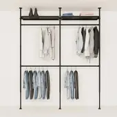 Pamo Design PAMO Kleiderstangensystem LOFT 2 METAL