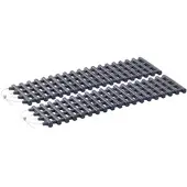 Lescars 2er-Set Anfahrhilfe mit Tragetasche, 80 x 22 cm