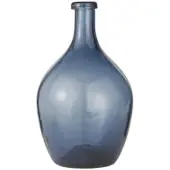 Ib Laursen Bauchige Glasvase blau