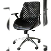 LÜLLMANN Bürodrehstuhl Designer Chefsessel Pantera Racer schwarz Drehstuhl 212620
