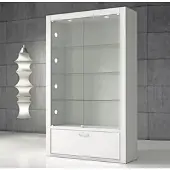 JTI-Vitrine Glas Vitrine mit Schublade und LED-Beleuchtung JT-Q120