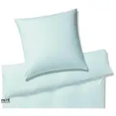 Elegante Bettwäsche Solid Stripe - 135x200 cm + 80x80 cmmint