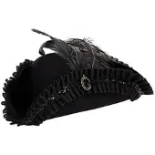 Buttinette Dreispitz "Pirat", schwarz