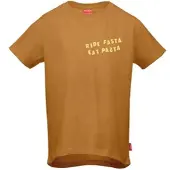 Woom RIDE FASTA EAT PASTA T-Shirt brown 140/150