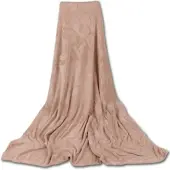 Bestgoodies Mikrofaser Decke Beige 220 x 240 cm