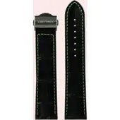 Certina - Leder Lederarmband 22mm/20mm C600018683 - alligator-prägung,rind,schwarz