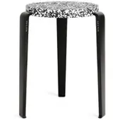 TIPTOE - LOU Hocker Macchiato, recycled plastic / graphitschwarz