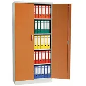 Proregal Aktenschrank Beetle | HxBxT 195x92x42 cm | Weiß-Erle