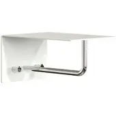 Frost - Unu Wandgarderobe mit Haken und Stange, 200 mm, weiß / poliert