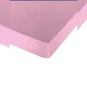 Naturals Glattes Spannbetttuch Bett 135 extra weiche Baumwolle hergestellt in Spanien Rosa Claro