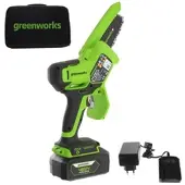 Greenworks GD48MCS10XK2 - Akku-Handkettensäge - 48V 2Ah