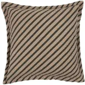Nobodinoz - Landscape Kissen, 45 x 45 cm, gestreift sesame