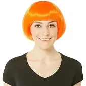 Buttinette Bob-Perücke, orange