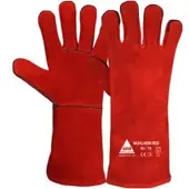 HASE MÜHLHEIM RED, Schweißerhandschuh aus Rindspaltleder, Größe 12