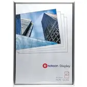 Kokoon Bilderrahmen A3 Backloader, PVC silber, 30x42x1.7 cm