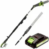 Verdemax Akku-Teleskop-Hochentaster PT20 - Akku von 20V - 2AH