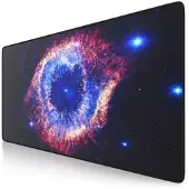 CSL Gaming Mauspad, XXL Schreibtischunterlage 900 x 400mm, Präzision & Geschwindigkeit, Supernova