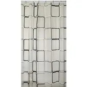KS Handel 24 Peva Duschvorhang Quadro 180x230 cm inkl. Duschvorhangringe
