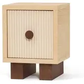 Nobodinoz - Heju Nachttisch H 52 cm, Esche natur