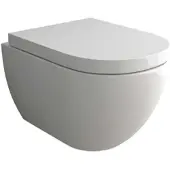 Alpenberger WC mit WC-Sitz Soft-Close - Spülrandlos mit Lotuseffekt - Toilette Bad