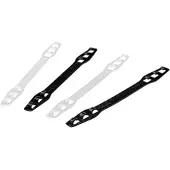 VEPATIM 200x Maskenhalter Maskenbandverlängerung 3-stufig verstellbar weiß schwarz